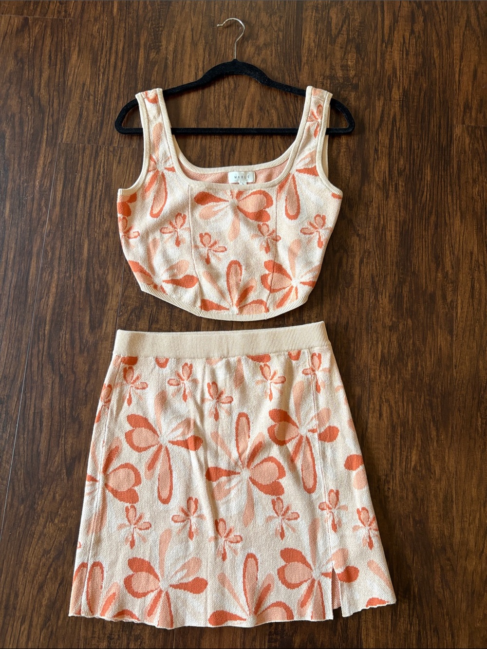 Mable Knit Top/Skirt Set